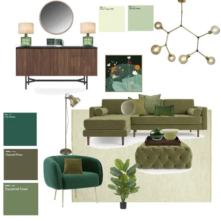 green Interior Design Mood Board by allison frantz on Style Sourcebook