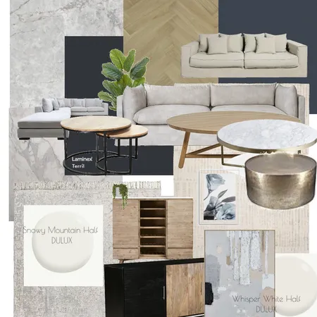 Kitchen / Living Palette Board P&V 1 Interior Design Mood Board by Colette on Style Sourcebook