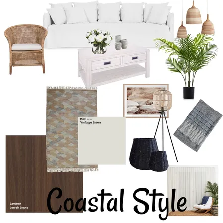 Coastal Interior Design Mood Board by Ina Pienaar