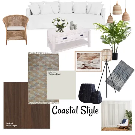 Coastal Interior Design Mood Board by Ina Pienaar