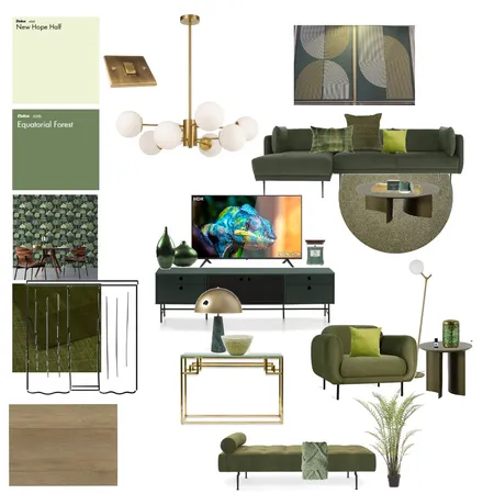 living room green Interior Design Mood Board by allison frantz on Style Sourcebook
