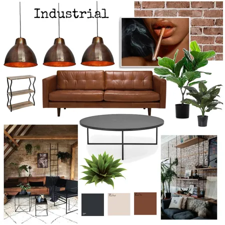 Industrial Interior Design Mood Board by Lisa Krog on Style Sourcebook
