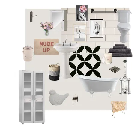 bathroom Interior Design Mood Board by elena263