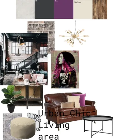Urban Chic Interior Design Mood Board by Joanna Beckton on Style Sourcebook