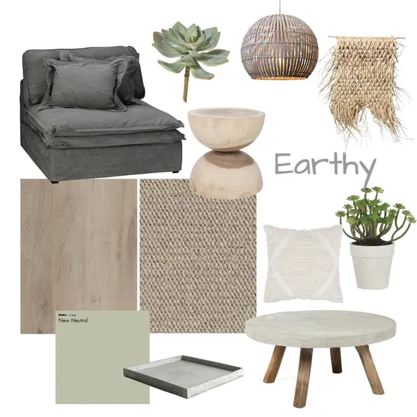 Earthy Living Room Interior Design Mood Board by Choices Flooring on Style Sourcebook