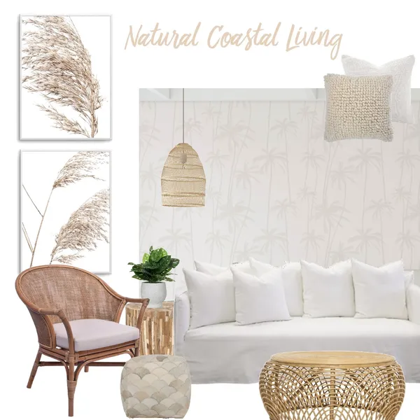 Natural Coastal Living Interior Design Mood Board by Olive et Oriel on Style Sourcebook