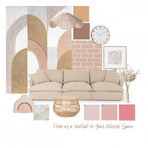 Pink as a Neutral in Your Interior Space Interior Design Mood Board by Sanuka dilshan on Style Sourcebook