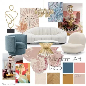 Modern art deco moodboard Interior Design Mood Board by msnirsen on Style Sourcebook