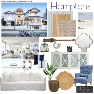 Hamptons Interior Design Mood Board by Metric Interiors By Kylie on Style Sourcebook