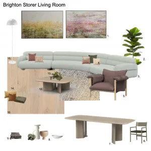 Storer Brighton Living Interior Design Mood Board by Susan Conterno on Style Sourcebook