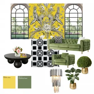 Dorothy Drapper Inspired Living Area Interior Design Mood Board by luimia1003 on Style Sourcebook