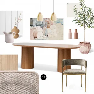 Dining pastels Interior Design Mood Board by Carly Thorsen Interior Design on Style Sourcebook