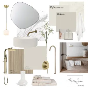 Earthy Bathroom Interior Design Mood Board by Maddy Jade Interiors on Style Sourcebook