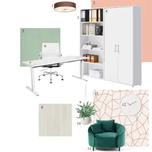 Sampleboard Studiekamer Interior Design Mood Board by Amber Vandenbulcke on Style Sourcebook