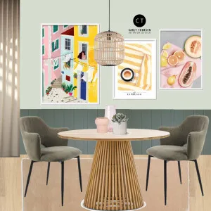 Cool + calm dining Interior Design Mood Board by Carly Thorsen Interior Design on Style Sourcebook