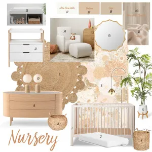 nursery sample board Interior Design Mood Board by brianna sardinha on Style Sourcebook