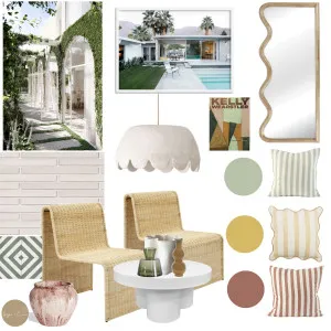 Summer Vibes Sitting Area Interior Design Mood Board by Sage & Cove on Style Sourcebook