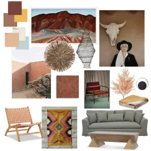 IDI 3 Modern Southwest Living Room moodboard Interior Design Mood Board by pamsmif@gmail.com on Style Sourcebook