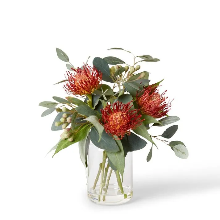 Pin Cushion Bouquet in Tillie Vase - 25 x 25 x 38cm