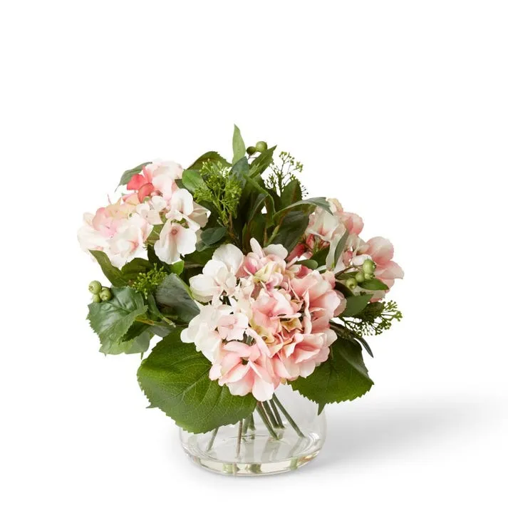 Hydrangea Berry Mix in Allira Vase - 25 x 25 x 33cm