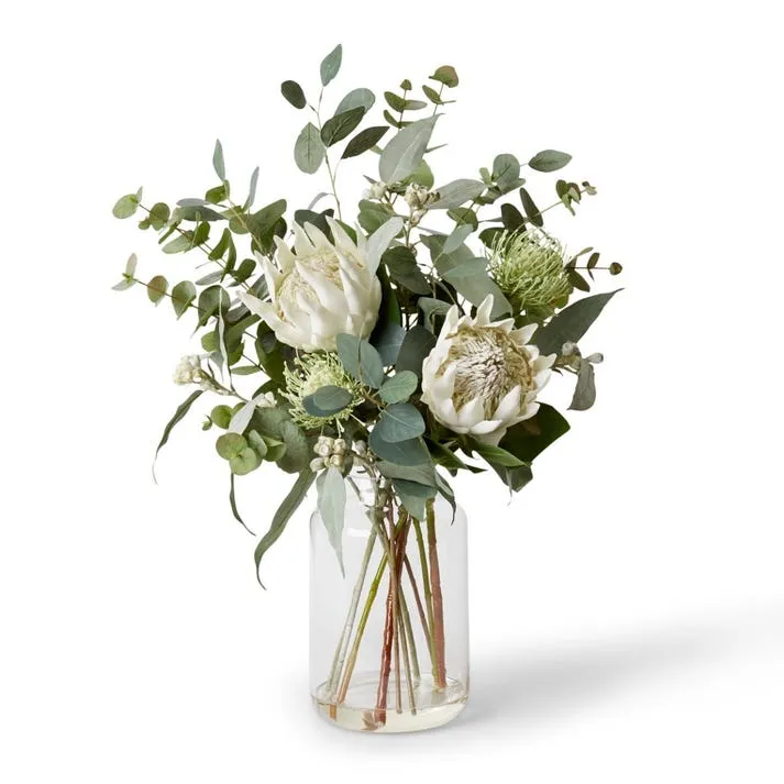 Protea Pin Mix in Tillie Vase - 41 x 41 x 70cm