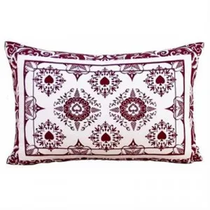 Karur Playing Card Print Cushion Cover by VEERAA, a Cushions, Decorative Pillows for sale on Style Sourcebook