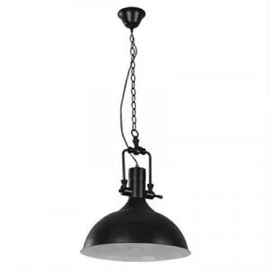 Cottage Metal Pendant Light, Black by Oriel Lighting, a Pendant Lighting for sale on Style Sourcebook