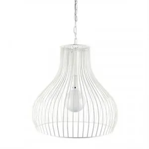 Gabby Metal Wire Pendant Light, White by Oriel Lighting, a Pendant Lighting for sale on Style Sourcebook