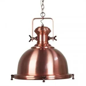 Gaia Industrial Pendant Light - Copper by Shelon Lights, a Pendant Lighting for sale on Style Sourcebook