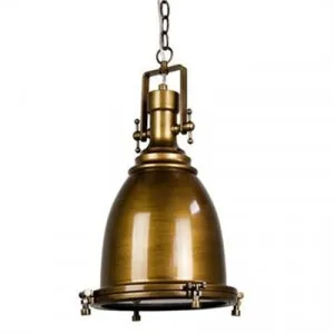 Gelos Classic Pendant Light - Antique Brass by Shelon Lights, a Pendant Lighting for sale on Style Sourcebook