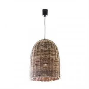 Haven Rattan Bell Pendant Light - Small by Emac & Lawton, a Pendant Lighting for sale on Style Sourcebook