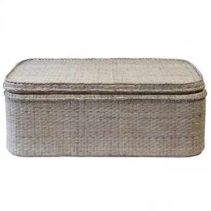 Savannah Rattan 120cm Storage Coffee Table, White Wash by COJO Home, a Coffee Table for sale on Style Sourcebook