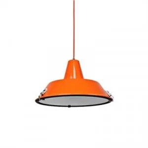 Aeson Aluminium Pendant Light, Orange by Shelon Lights, a Pendant Lighting for sale on Style Sourcebook