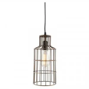 Nereus Galvanized Iron Wire Bottle Pendant Light by Casa Uno, a Pendant Lighting for sale on Style Sourcebook