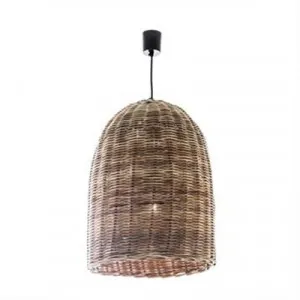 Haven Rattan Bell Pendant Light - Large by Emac & Lawton, a Pendant Lighting for sale on Style Sourcebook
