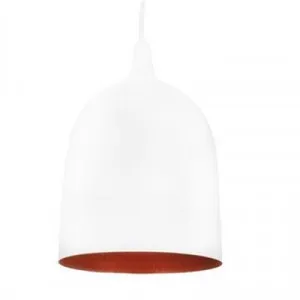 Lumi-R Metal Pendant Light - White/Copper by Emac & Lawton, a Pendant Lighting for sale on Style Sourcebook
