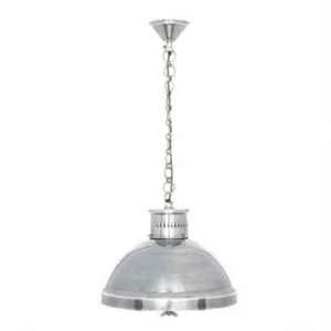 Madison Metal Pendant Light - Silver by Emac & Lawton, a Pendant Lighting for sale on Style Sourcebook