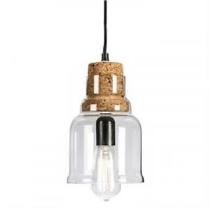 Anaya Bell Glass Pendant Light by Casa Uno, a Pendant Lighting for sale on Style Sourcebook