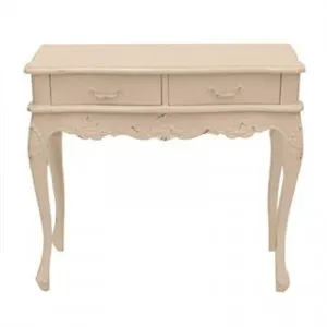 Viriville Hand Crafted Mahogany 2 Drawer Console Table, White by Millesime, a Console Table for sale on Style Sourcebook