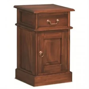 Tasmania Mahogany Timber Bedside Table, Right, Mahogany by Centrum Furniture, a Bedside Tables for sale on Style Sourcebook