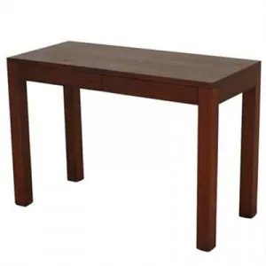 Amsterdam Mahogany Timber 2 Drawer Desk, 110cm, Mahogany by Centrum Furniture, a Desks for sale on Style Sourcebook