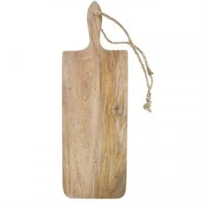 Blayney Mango Wood Long Serving Board with Handle, Large by Casa Uno, a Platters & Serving Boards for sale on Style Sourcebook