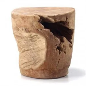 Pacific Solid Teak Stump Decorative Side Table / Stool by El Diseno, a Side Table for sale on Style Sourcebook