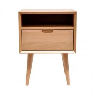 Resvol Wooden Square Bedside Table, Oak by Conception Living, a Bedside Tables for sale on Style Sourcebook