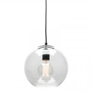 Orpheus Glass Pendant Light, 1 Light, Small, Clear / Black by Cougar Lighting, a Pendant Lighting for sale on Style Sourcebook