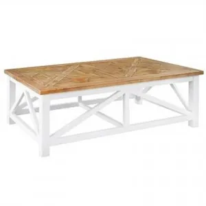 Elliot Solid Timber Parquetry Top 140cm Coffee Table by Manoir Chene, a Coffee Table for sale on Style Sourcebook