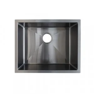 Seba Single Kitchen Sink 550mm Gunmetal by Just in Place, a Bathroom Taps & Mixers for sale on Style Sourcebook