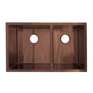 Vita Double Kitchen Sink 760mm Copper by Just in Place, a Bathroom Taps & Mixers for sale on Style Sourcebook