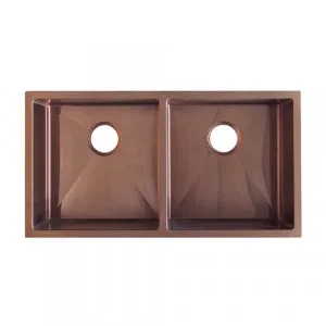 Double Kitchen Sink 855mm - Copper by Just in Place, a Kitchen Sinks for sale on Style Sourcebook