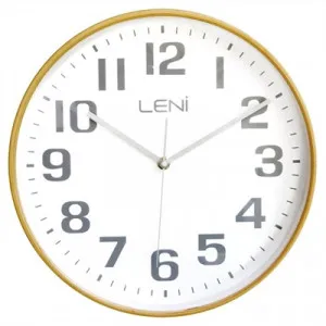Leni Wooden Wall Clock, 28cm, White by Leni, a Clocks for sale on Style Sourcebook